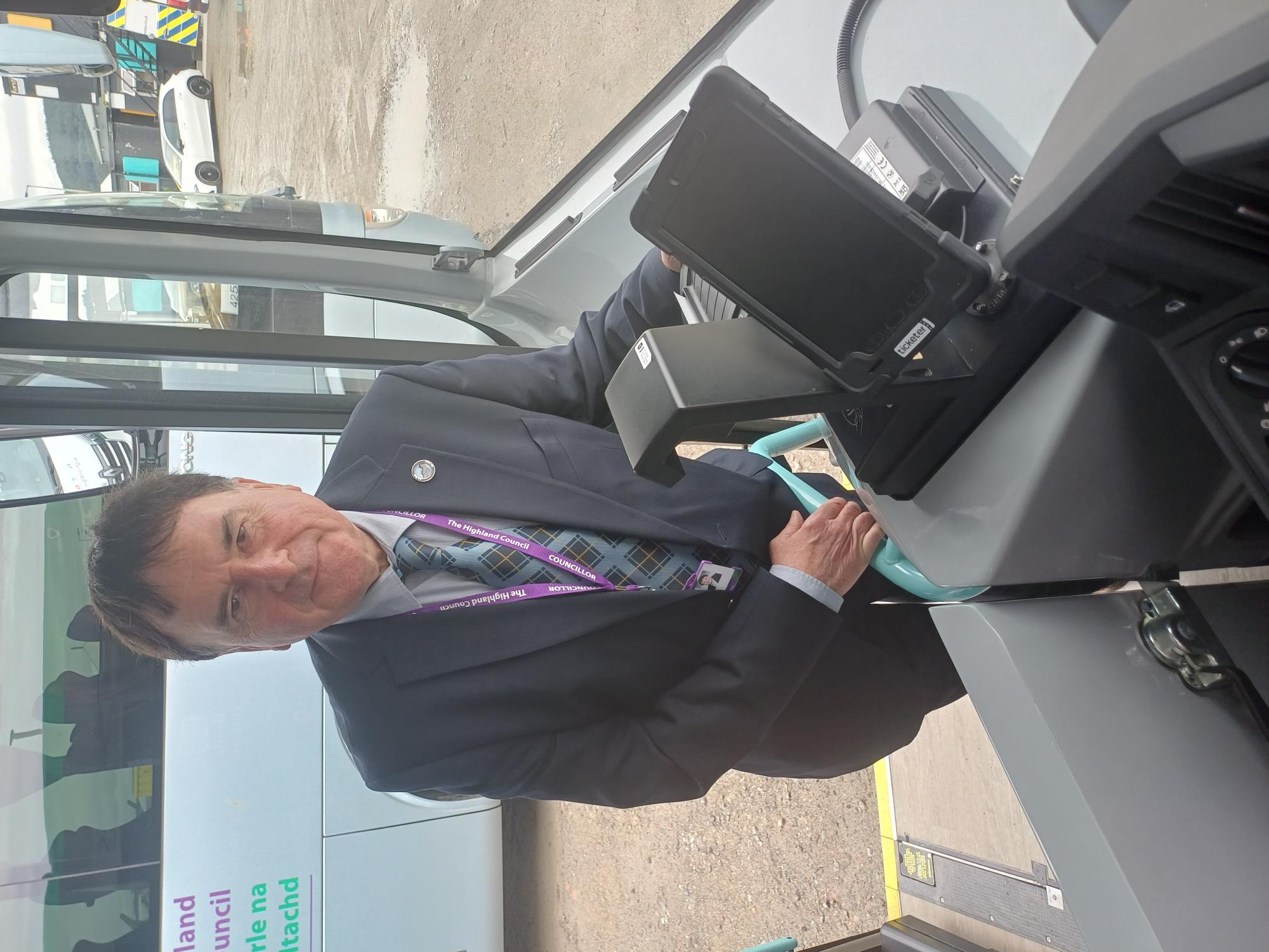 Photo of chair with the new ticketing system
