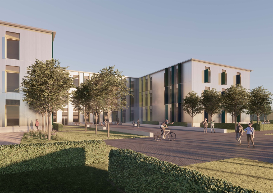 Nairn academy image from Reiach and Hall architects