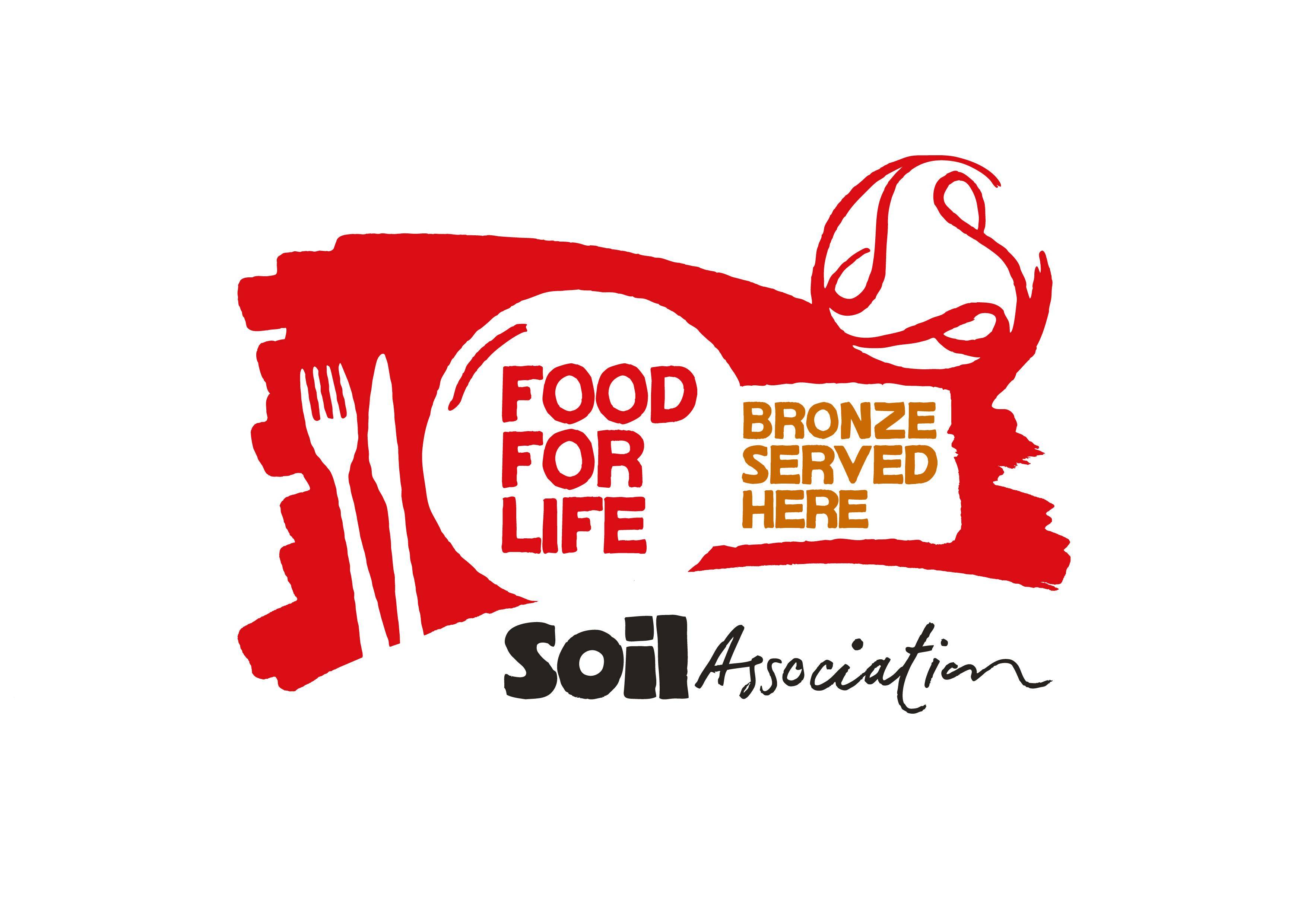 Bronze Food for Life served here logo