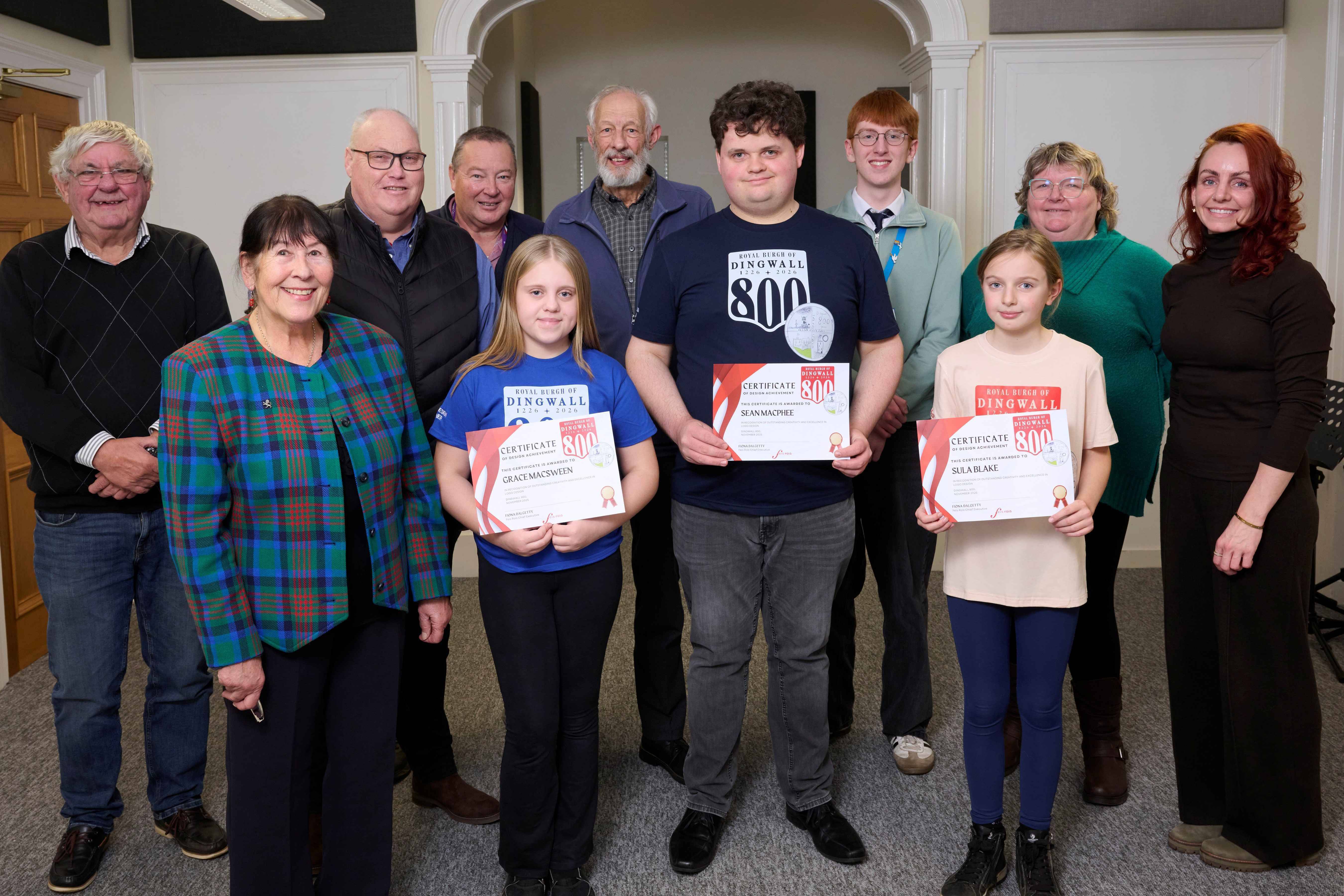 Dingwall 800 competition winners