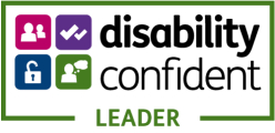 Disability confident leader logo
