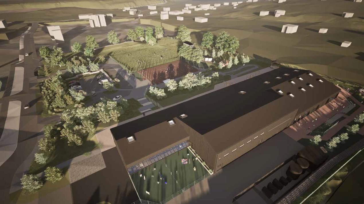 An image of the development planned at Dunvegan