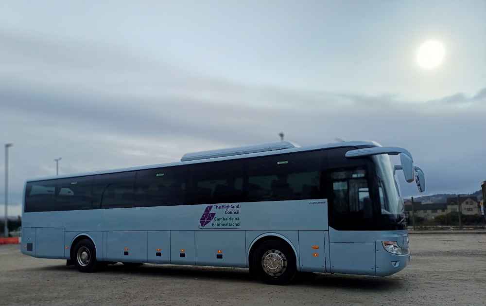 Photo of one of our electric coaches