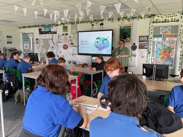 Teacher Jess McEwan at Farr High School in Sutherland 