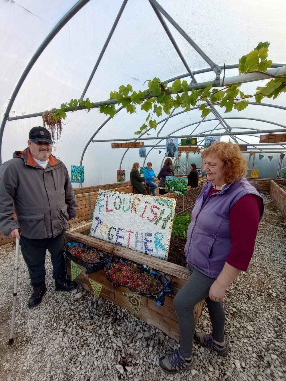 Photo showing the Flourish Together project in Broadford, Skye