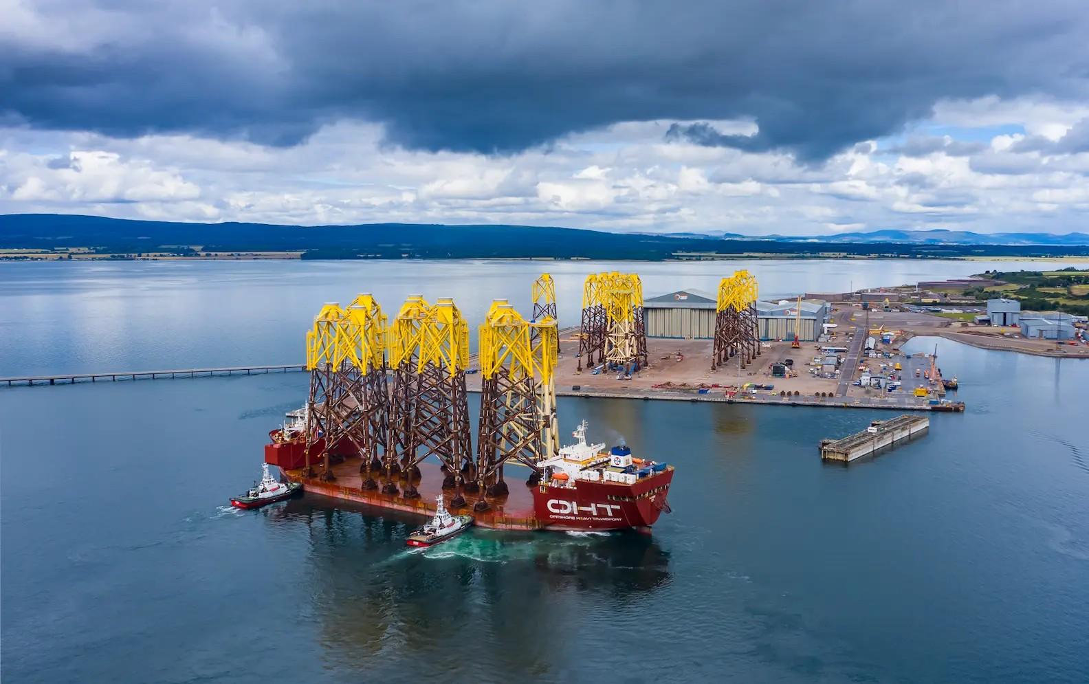 oil rigs at freeport