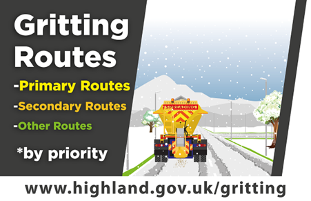 Gritting routes graphic