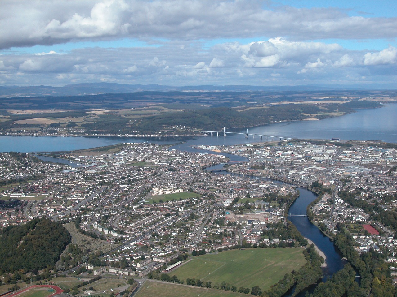 Aerial picture of Inverness