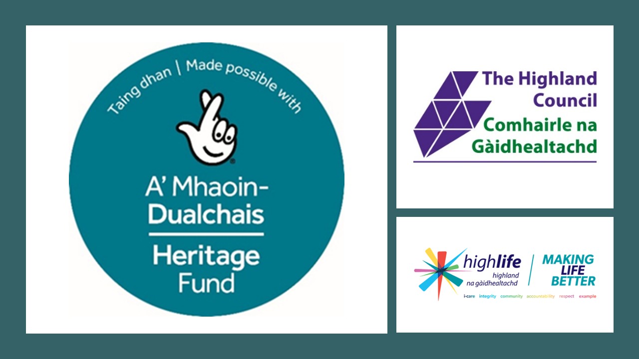 The National Lottery Heritage Fund Logo and partner logos