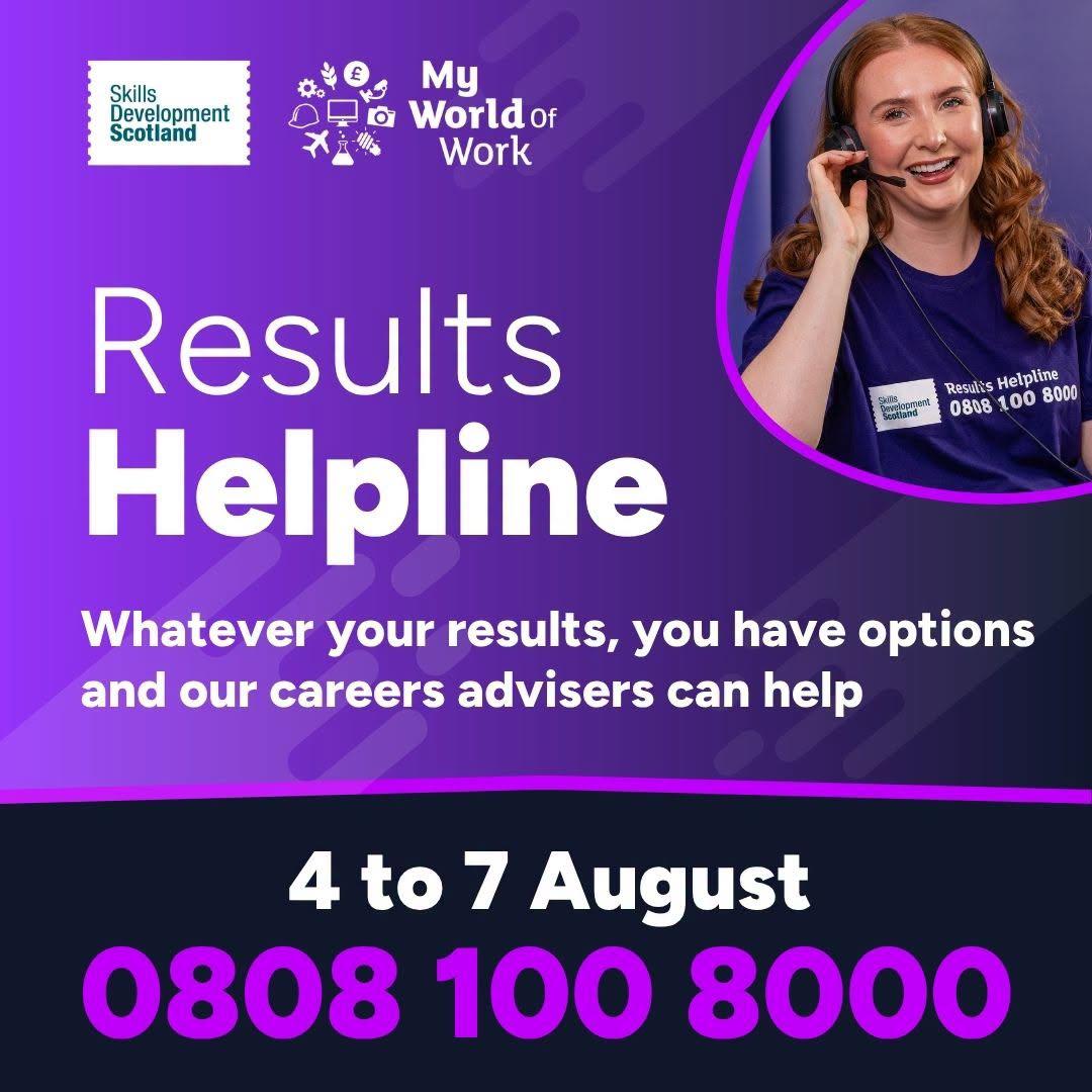 QS Results Helpline Poster