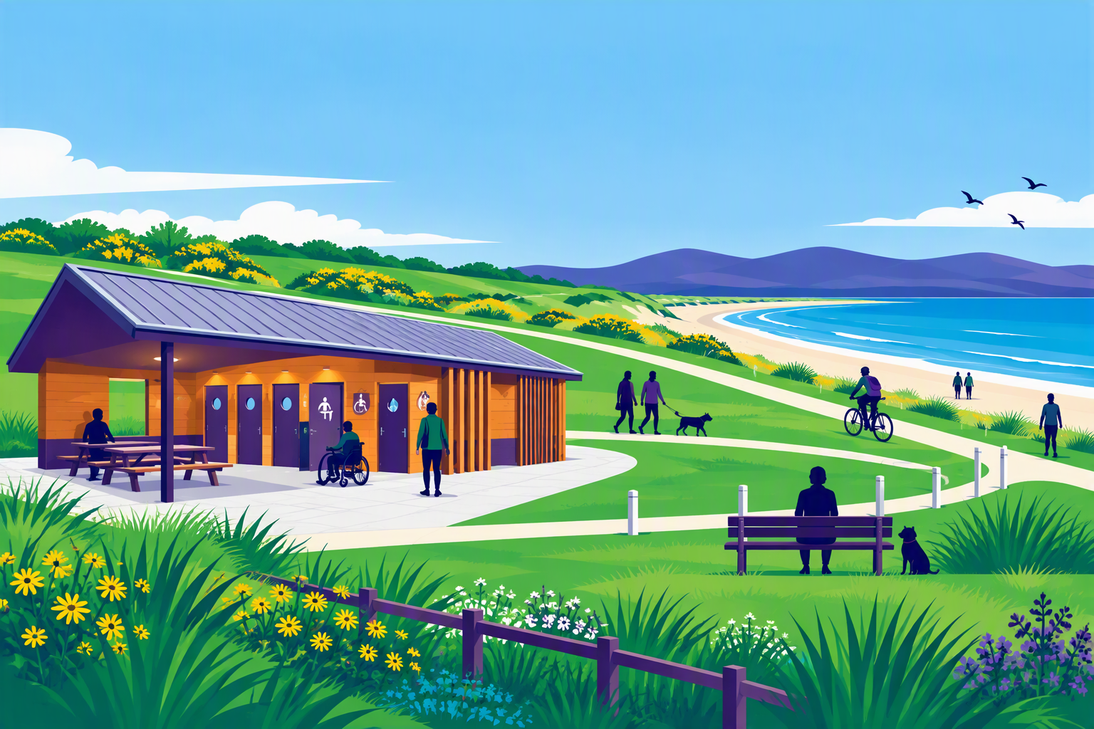 Vector image for new bespoke nairn toilets consultation