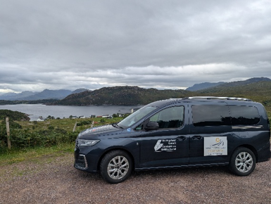 Photo showing a vehicle delivering community transport