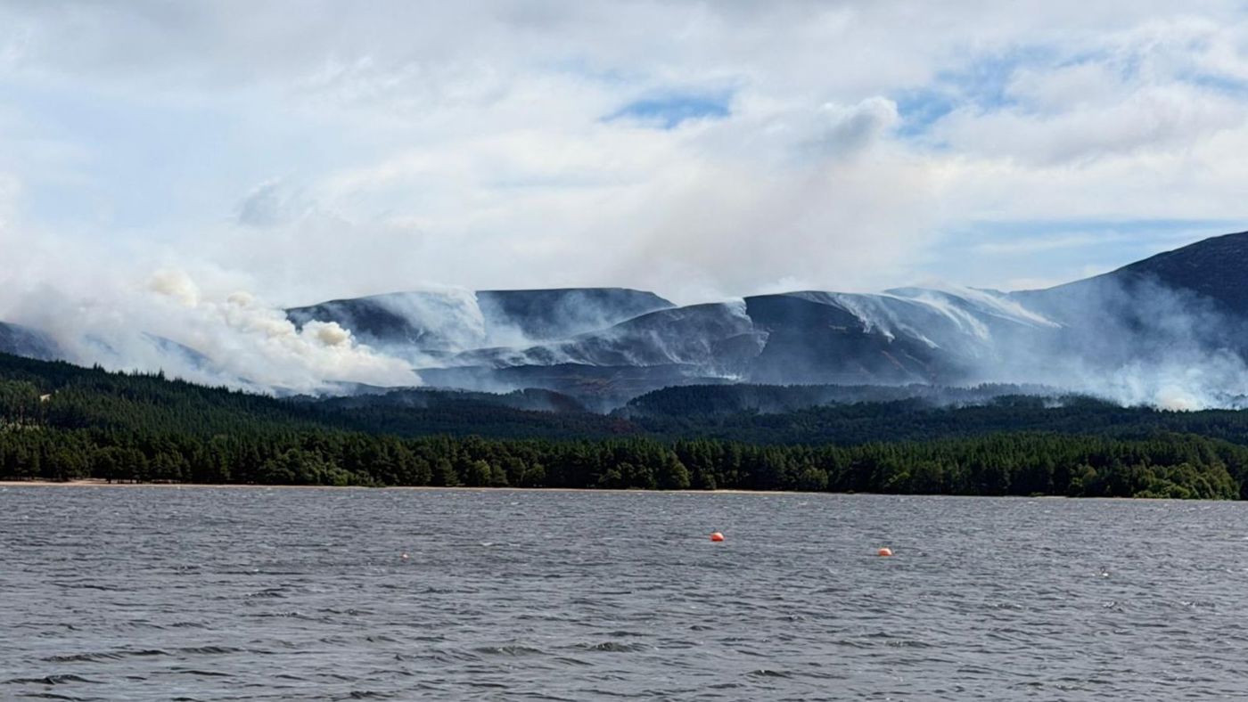 Photo showing fire