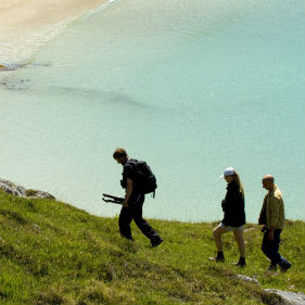 Walking above the bay achmelvich 2 iain serjeant